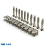UK5N UKK5 UK2.5B Din Rail Terminal Blocks Accessories Center Jumper 10 Pole FBI
