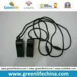 Fahsion Plastic OK Whistle with Cord Cheapest China Factory Direct Price Orange