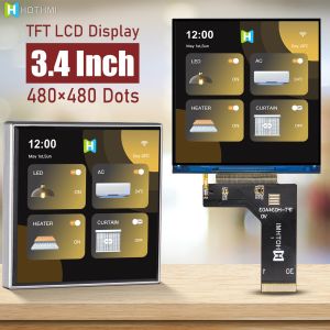 3.4 Inch TFT LCD Module | 480X480 Square Display With NV3049 Controller