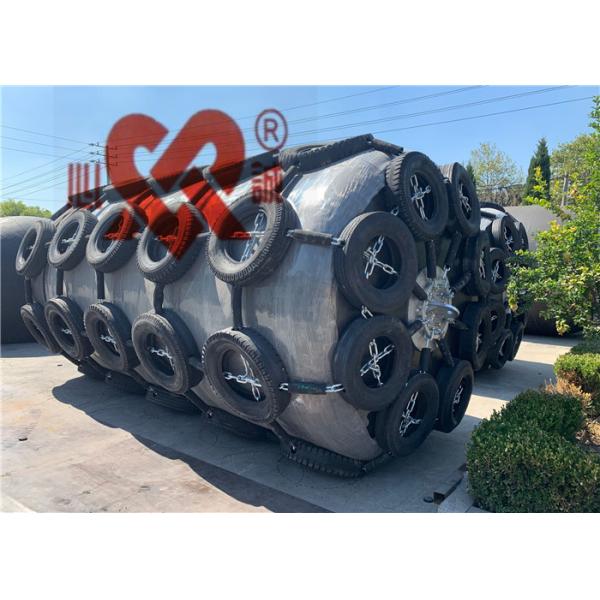 China Dia 2m Marine Rubber Fenders Foam Filled Unsinkable design factory