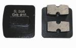 Concrete Floor Metal Abrasive Shoes Diamond Grinding Pads For Husqvarna Redi -