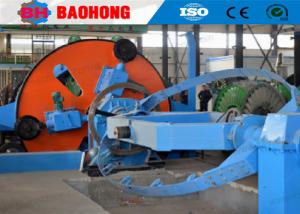 China Wire Rope Skip Type Stranding Machine , Electric Cable Wire Making Machine factory