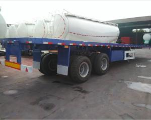 China 40 feet container flatbed trailer 40ton container chassis on sale factory