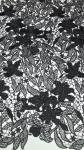 Lace Luxary Chemical Lace Fabric Leafy Romantic Lace for Wedding Couture and