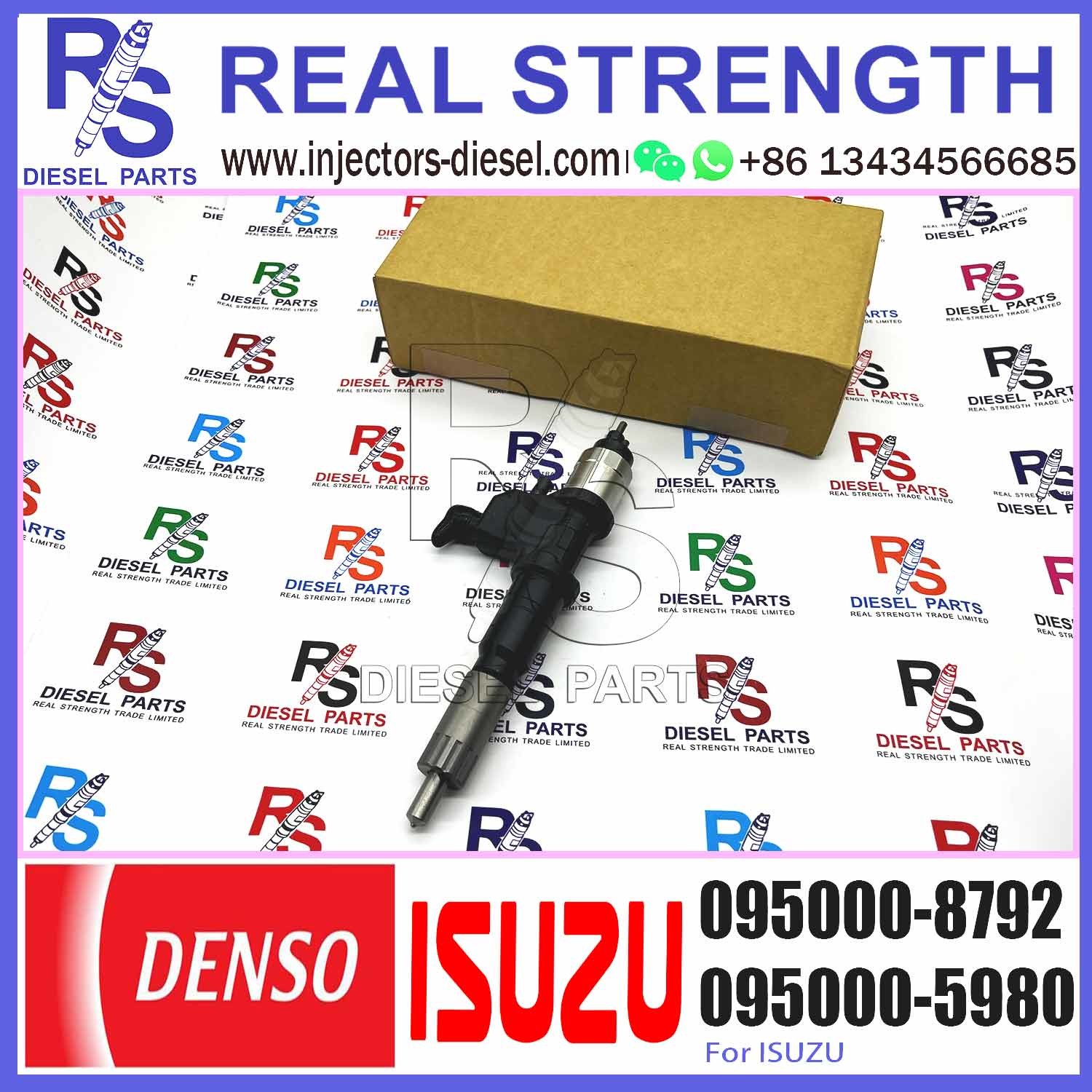 Diesel Common Rail Injector 095000-8790, 095000-8791, 095000-8792, 095000-8793, 8-98140249-3 FOR ISUZU 6UZ1 ENGINE