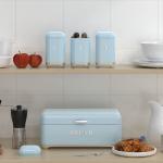 Metal Bread Bin Set Crown Series Kitchen Organizer For Multifunctional Food