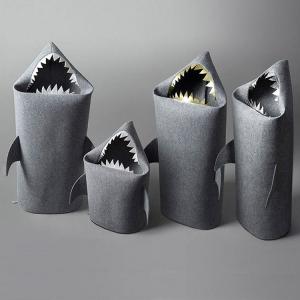 China Eco Friendly Kids Custom Logo Folding Felt Cool Laundry Basket For Storage factory