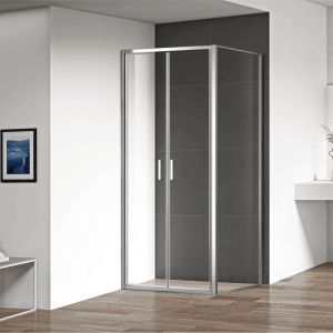 China Customizable Sliding Square Tempered Glass Shower Cabin Shower Enclosure on sale