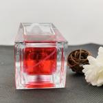 30ml 50ml 100ml Square Spray Bottle Glass Perfume Bottle with Rubber Stopper
