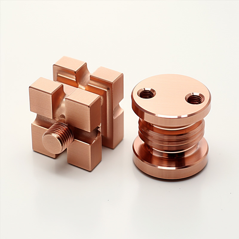 High Precision Milling CNC Metal Parts Machining High Quality CNC Part Custom OEM Service CNC Copper Parts