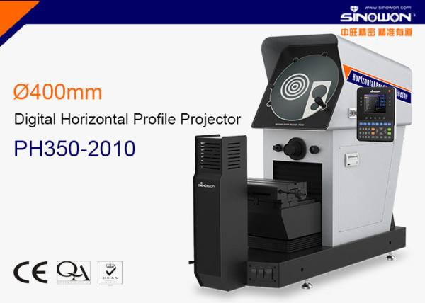 200*100mm Ø350mm Optical Measuring Machine , Digital Horizontal Profile