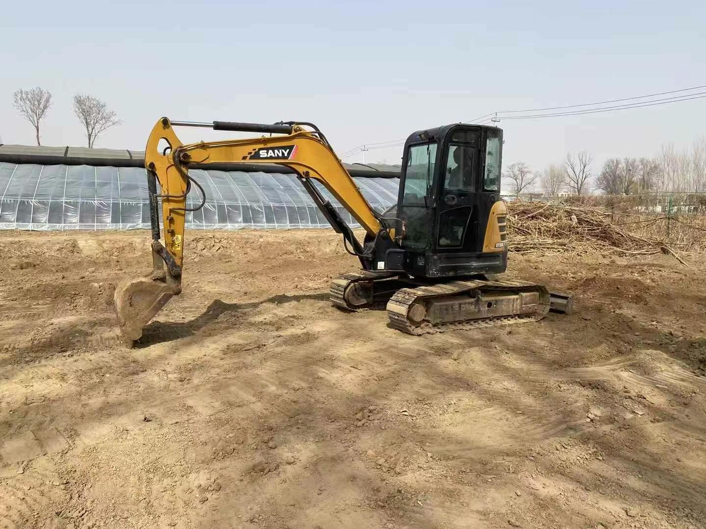 Used SANY SY55U Mini Excavator Good Condition Low Working Hours For Sale