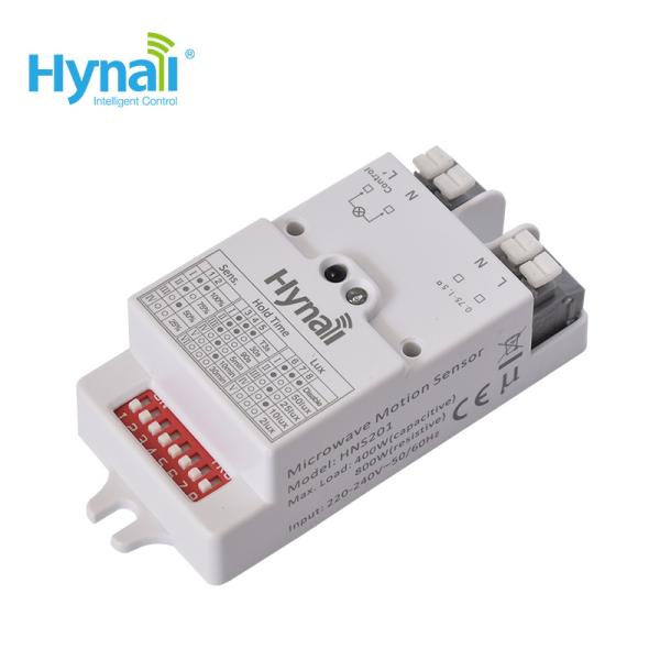 China ETL HNS201 Microwave Motion Sensor Switch Zero Cross Protection 120-277VAC factory