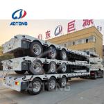 11.5 Axle 3-Axle Low Bed Drop Deck Trailer for Heavy Equipment Transport