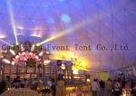 25meters diameter white PVC roof Large Dome Tent for 1000 people