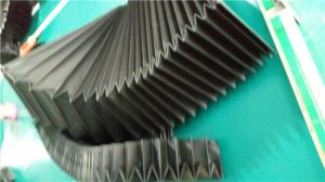 China Heat-sealed &amp;folded bellows fabric +PVC for any kind of machine dust covers factory