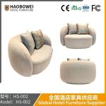 Living Room Bedroom Hotel Lobby Two Person Sofa Contracted Atmosphere Wind