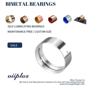 High Tin Aluminum Bearing & Groove Bushings AlSn20Cu Replace Bushings