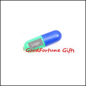 China Plastic Pill Shape U flash Disk drive promotion gift factory