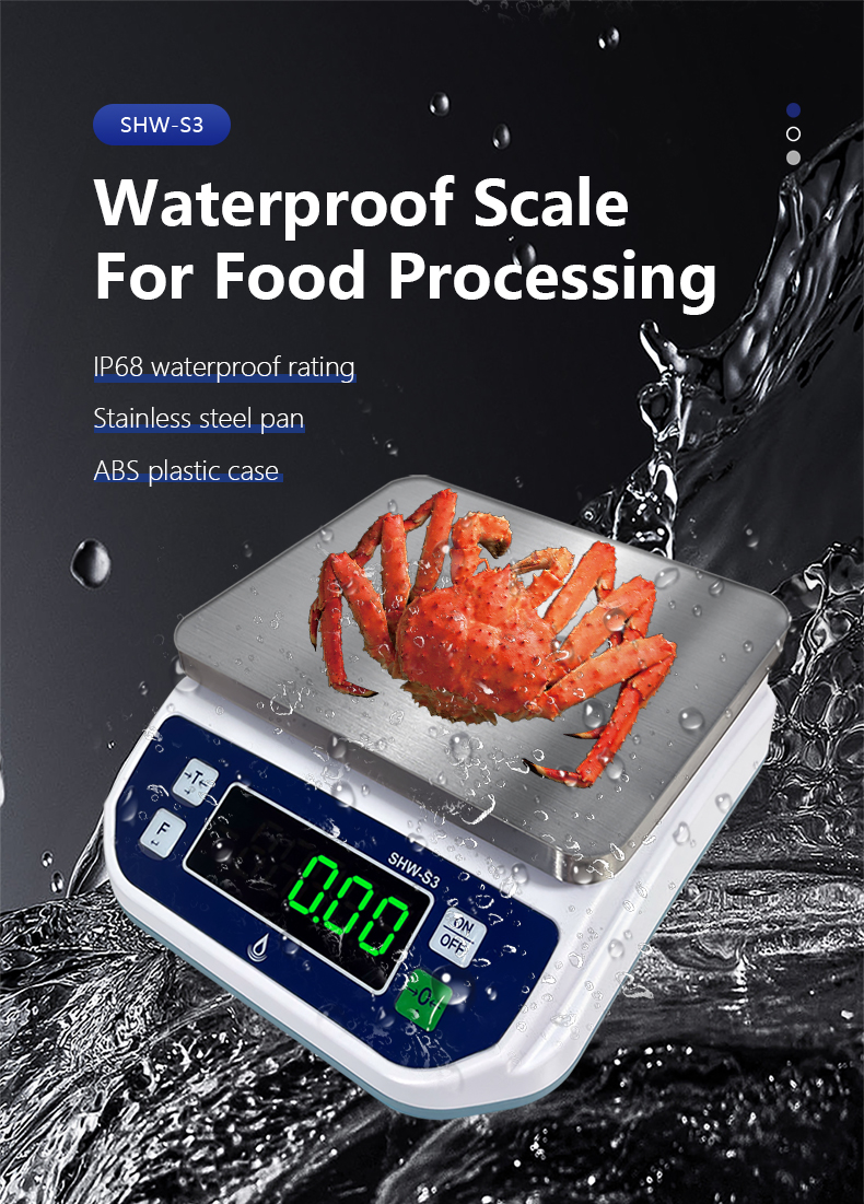 1.5KG High Precision Stainless Steel ABS Waterproof Scale for Baking and Cooking SOHES3