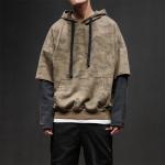 Autumn Mens Oversized Pullover Hoodie For Sports Xxxxl Size Plain Neck