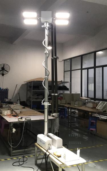 roof mounted telescopic mast light 1.5m, 2.5m, 3.5m, 4.5m, 6m, 7.6m, 10m, 12m