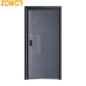 China Swing Opening 90mm Leaf Security Steel Door Heat Preservation ISO9001 factory