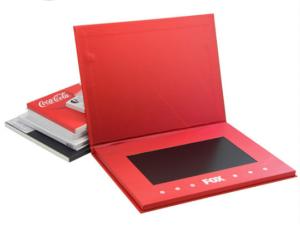 Auto play video player custom design direct mail video player for business gift from origin manufacture