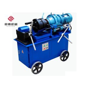 Construction Tool Rebar Threading Machine , 4kw Coupler Threading Machine