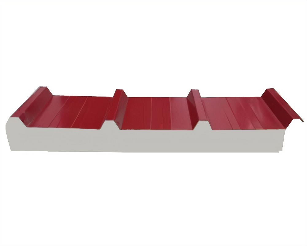 WHITE PPGI Polyurethane Foam Sandwich Panels for Insulated Freezer Storage Walls and Roofs