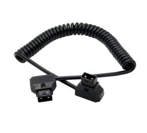 China COILED D-TAP Male to Male Cable for DSLR Rig cable fr Anton Bauer Battery,Dtap M/M factory