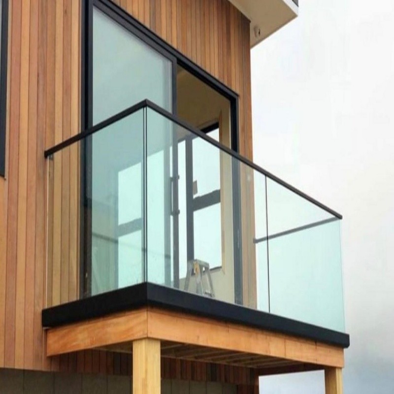Balcony Guardrail Glass Railing Aluminum Decking Outdoor Living Space