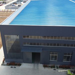 Q235B Steel Structure Warehouse with Sliding Rolling Door 3.0mm