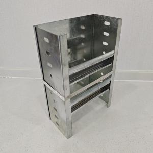 China Ventilated Silver Stainless Cable Tray ISO9001 Easy Installation Corrosion Resistant factory