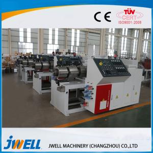 China Anti Flame Wpc Profile Extrusion Line Convenient Operation Compact Structure factory