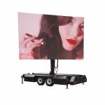 Green Environmental Protection Solar Power Mobile Led Display Screen Trailer For
