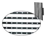 3000nits P3.91-7.81 Indoor HD High Brightness Transparent Advertising Led