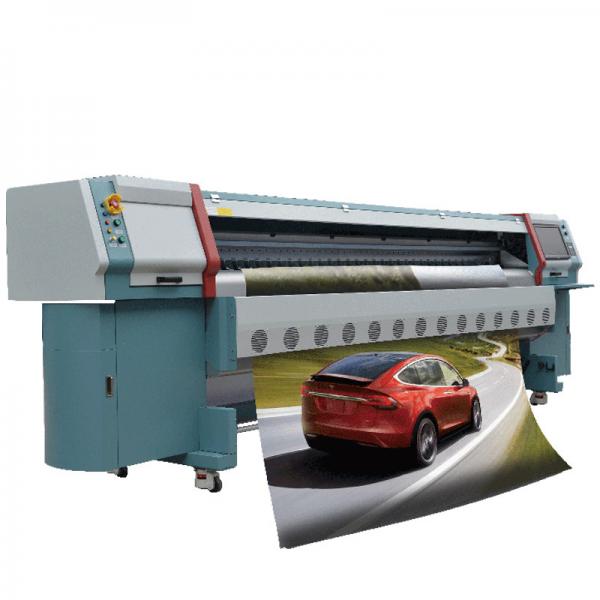 China High Speed Digital Solvent Printer , Konica Solvent Printer Max Printing Width 3.2m factory