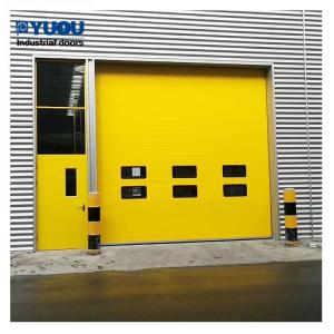 China Industrial Security Steel Overhead Sectional Warehouse Sliding Door 40mm factory