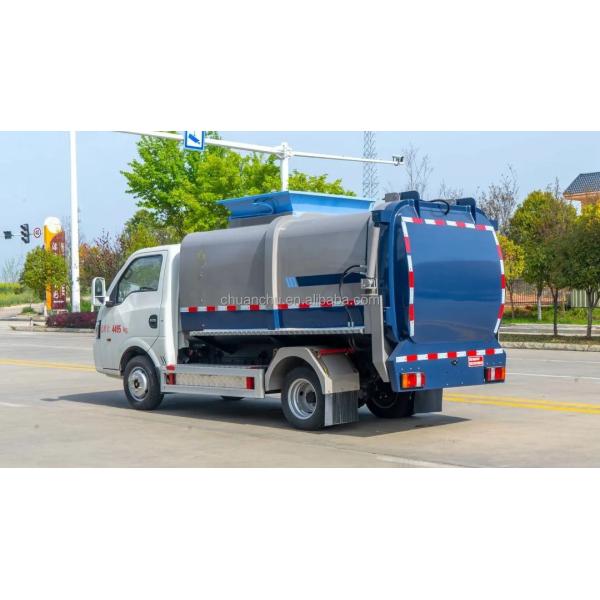 Urban Waste Management Solution Pure Electric 4.5 Cubic Meter Kitchen Waste Collection Truck to Meet Custom's Requirement