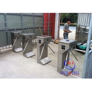 China Waterproof Outdoor Vertical Tripod Turnstile Waist High RFID Card For Movie Theaters factory