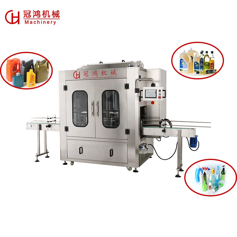 Automatic 4 Head Hot Piston Filling Machine for Hair Gel/Wax Program Control Filling