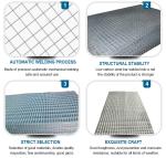 Manufacturers Direct Sale 2x2 Welded Wire Mesh Fence Panels Farm Pvc Welded Wire