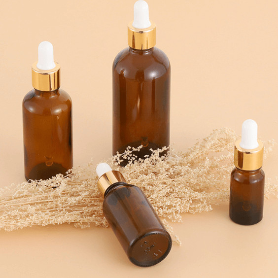 2ml 10ml Amber Glass Essential Oil Dropper Bottles 30ml 100ml 15ml 20ml 50ml