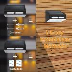 Monocrystalline Solar Powered Outdoor LED Garden Lights 3 Years Working Life