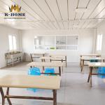 20ft Sandwich Wall Panel Temporary Container Worker Canteen