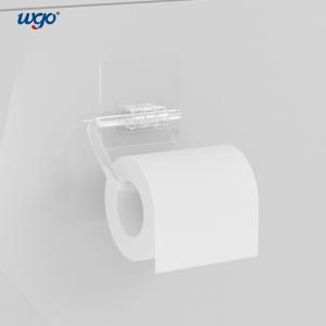 China 14.5cm Self Adhesive Clear Toilet Paper Holder PET PC roller ISO 9001 factory