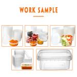 HIPS Round Clear Dessert Plastic Bowl Making Machine Disposable 12X2.7X2.4m