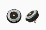 10.5mm Round Magnetic Connector Waterproof 12v Magnetic Power Connector Black /