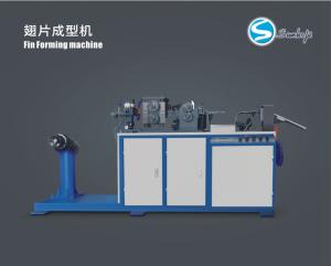 China High Accuracy Radiator Fin Forming Machine 2.2KW Motor Roller Forming Method factory